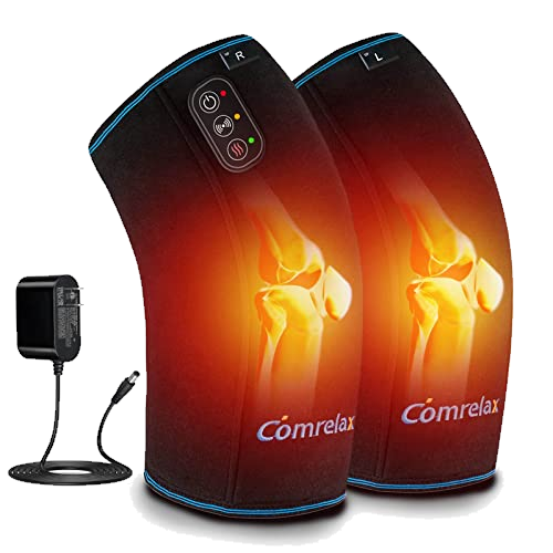comrelax Knee Massager with Heat & Vibration